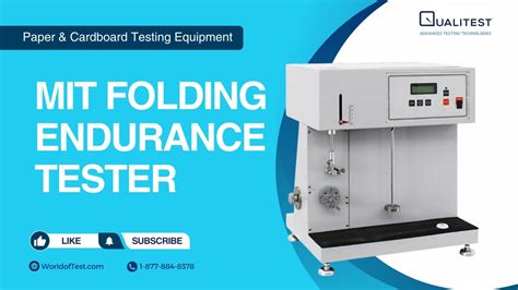 MIT Folding Tester inc|mit fold test.